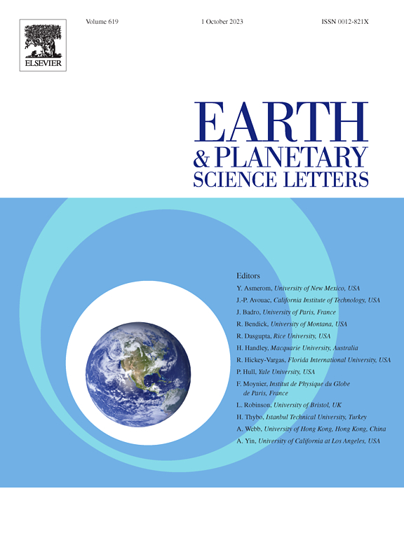 Go to journal home page - Earth and Planetary Science Letters